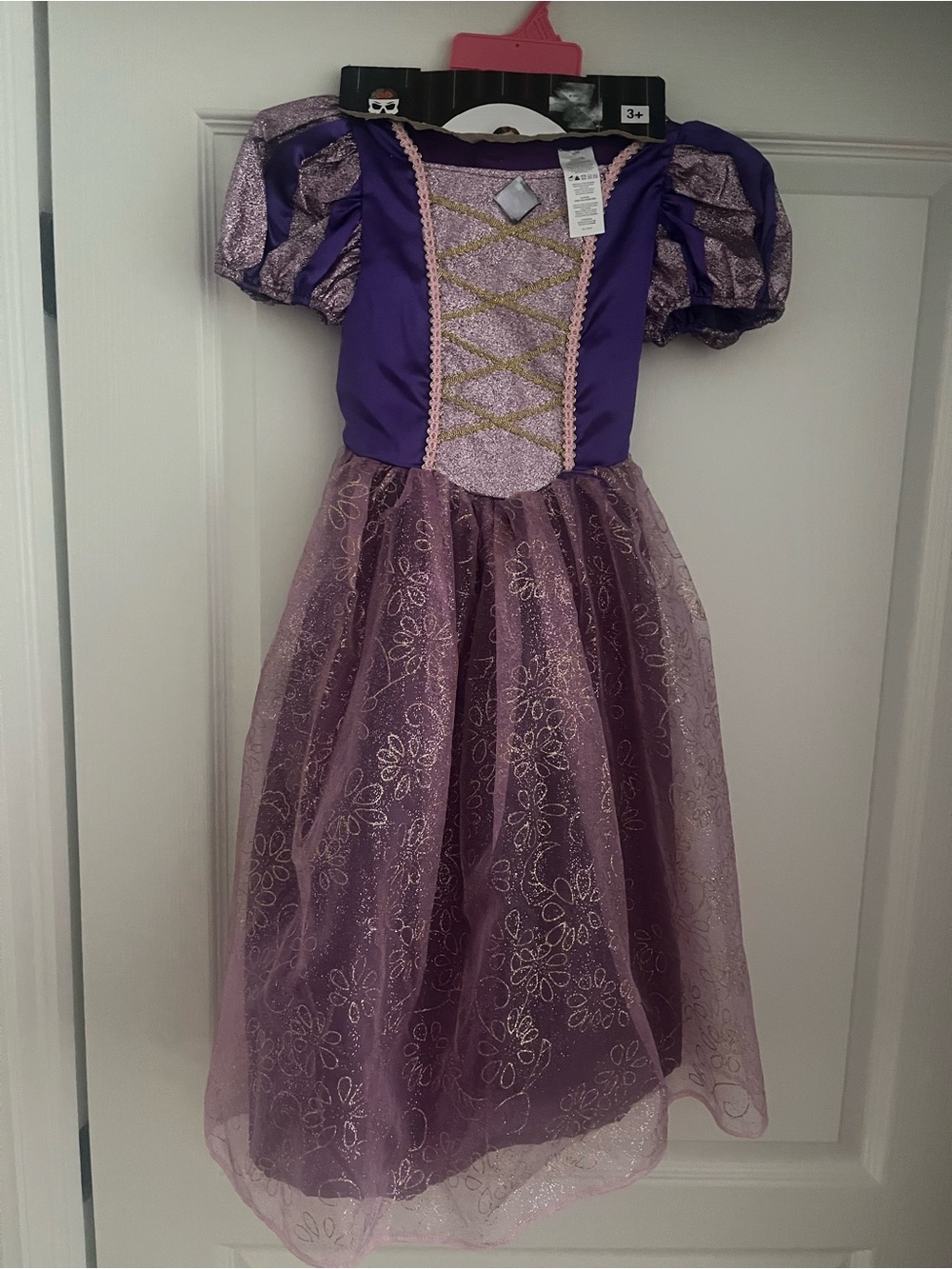 New Girls Rapunzel Purple Sparkle Princess Costume